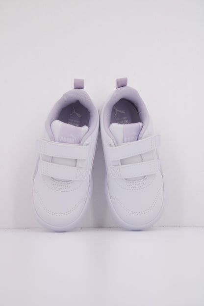 PUMA COURTFLEX V DOTTY V en color WHITE  (3)