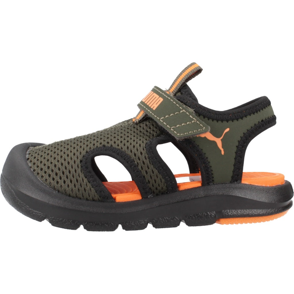 PUMA FUN RACER SANDAL MES en color GREEN  (2)