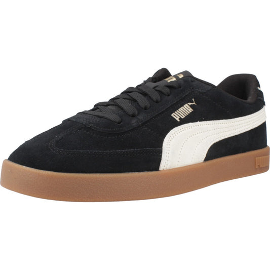 PUMA CLUB II ERA SUEDE en color BLACK  (1)