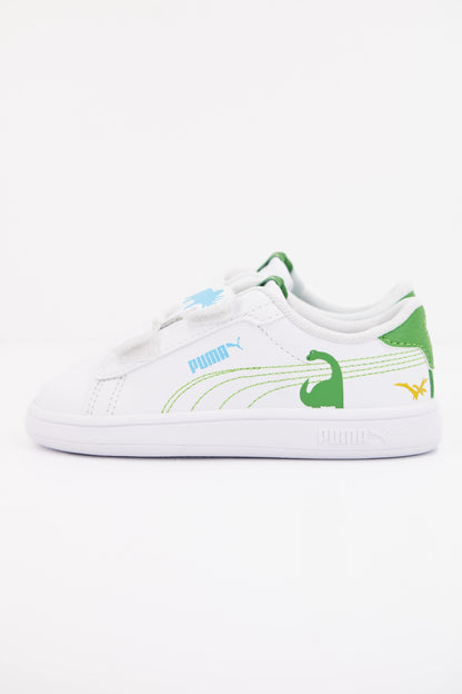 PUMA SMASH . DINO V en color WHITE  (1)
