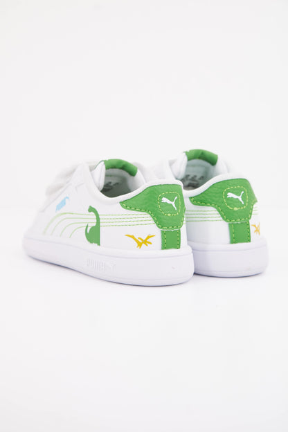PUMA SMASH . DINO V en color WHITE  (4)