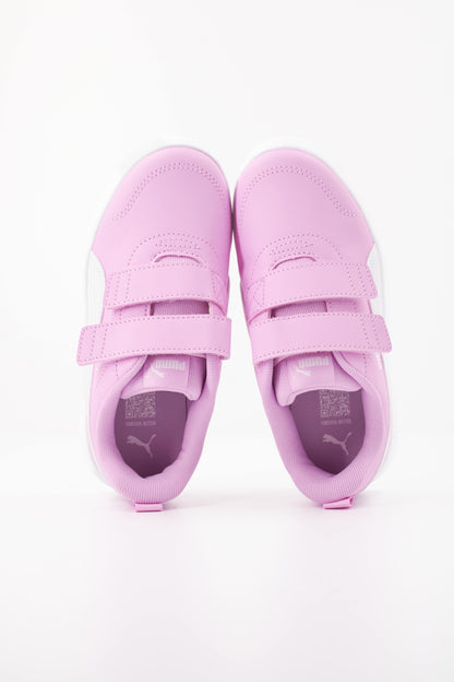 PUMA COURTFLEX V V PS en color PINK  (3)