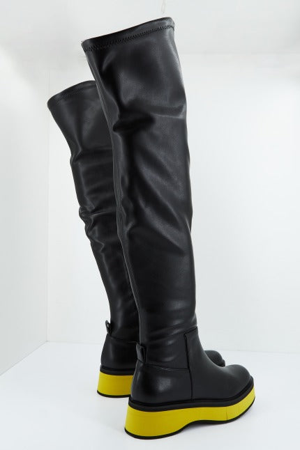 PALOMA BARCELO ESME STRECH VEGAN LE en color BLACK  (3)