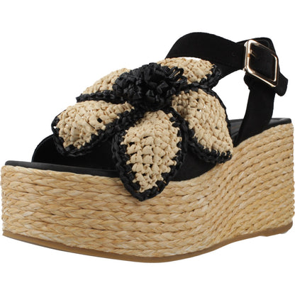 PALOMA BARCELO SANDALIA CRUZ en color BLACK  (1)