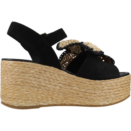 PALOMA BARCELO SANDALIA CRUZ en color BLACK  (4)