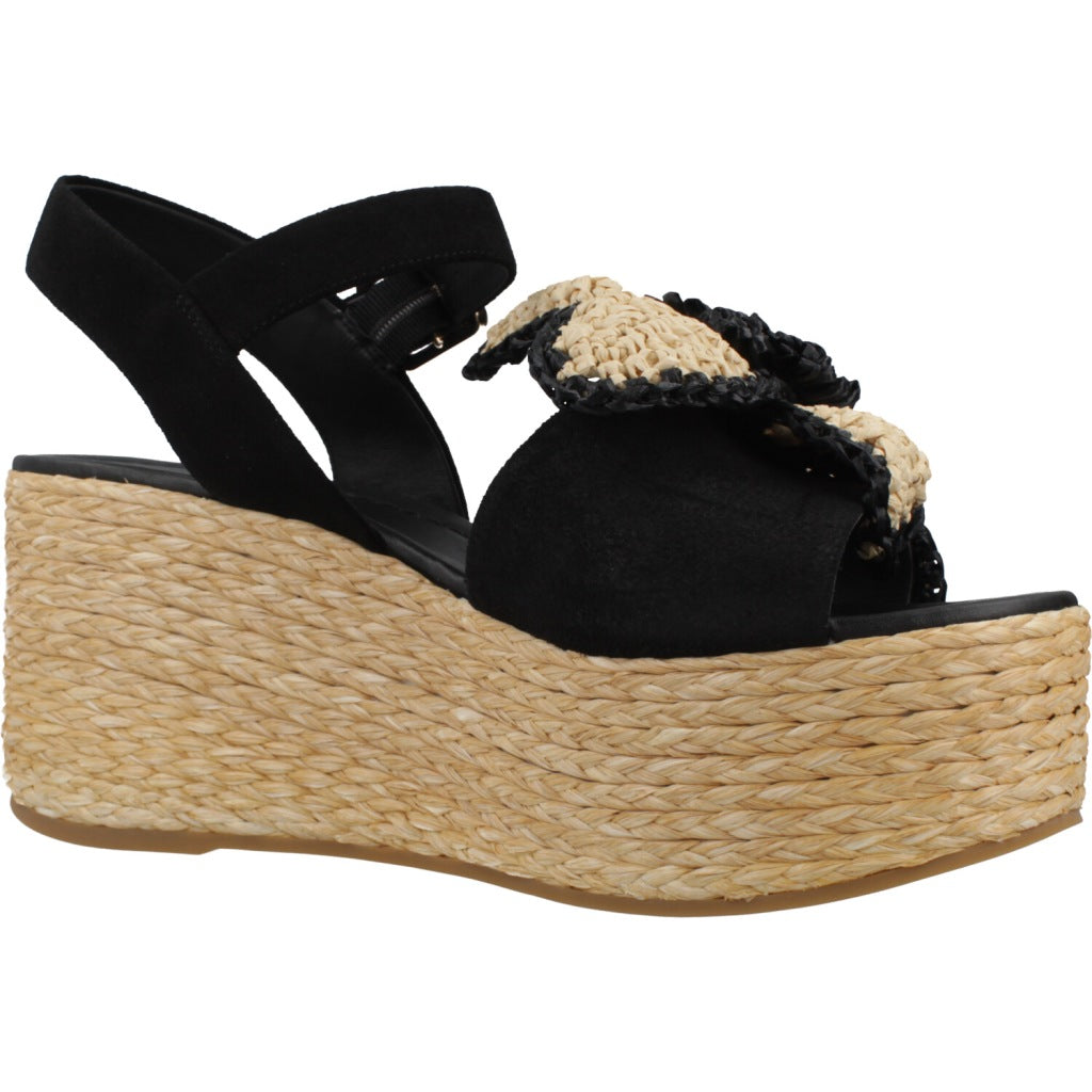 PALOMA BARCELO SANDALIA CRUZ en color BLACK  (5)