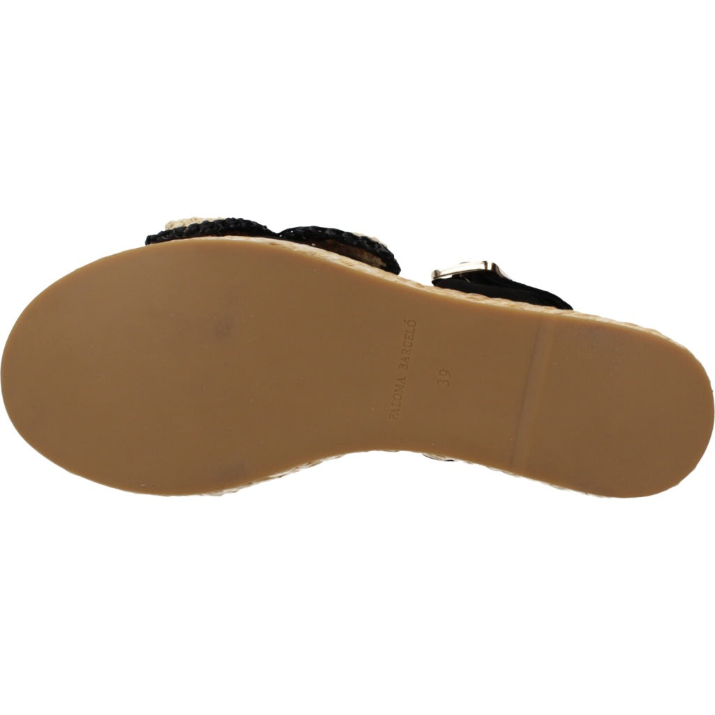 PALOMA BARCELO SANDALIA CRUZ en color BLACK  (7)