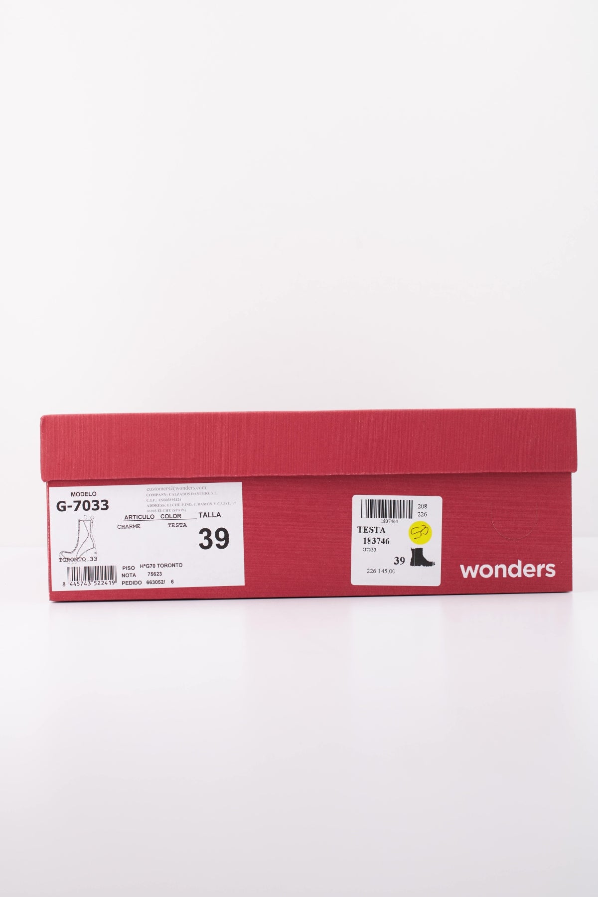 WONDERS G BOTA CHARME en color TESTA  (6)