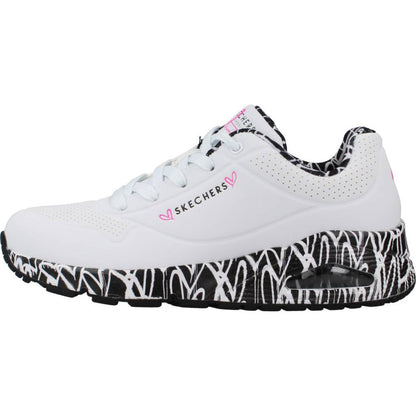 SKECHERS UNO - LOVING LOVE en color WBK  (2)