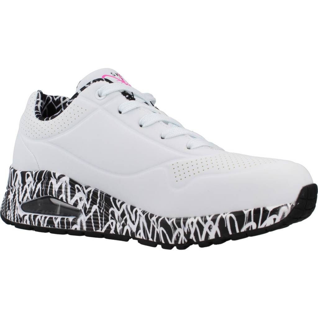 SKECHERS UNO - LOVING LOVE en color WBK  (5)