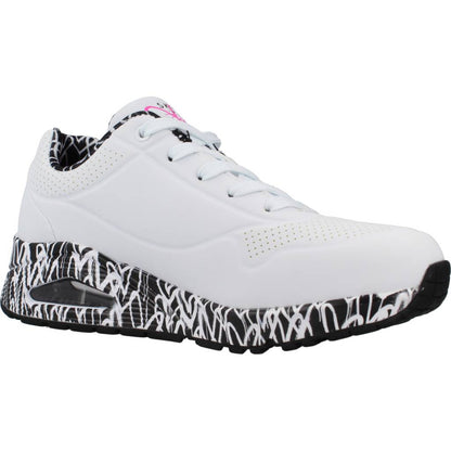 SKECHERS UNO - LOVING LOVE en color WBK  (5)