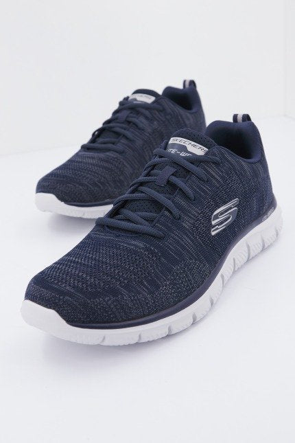 SKECHERS TRACK FRONT RUNNER en color NVGY  (1)