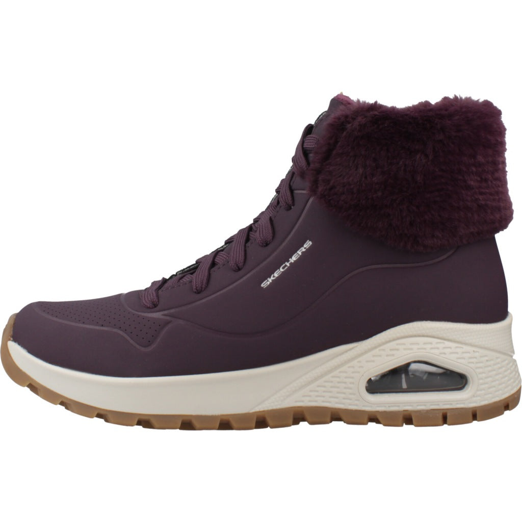 SKECHERS UNO RUGGED FALL AIR en color WINE  (2)