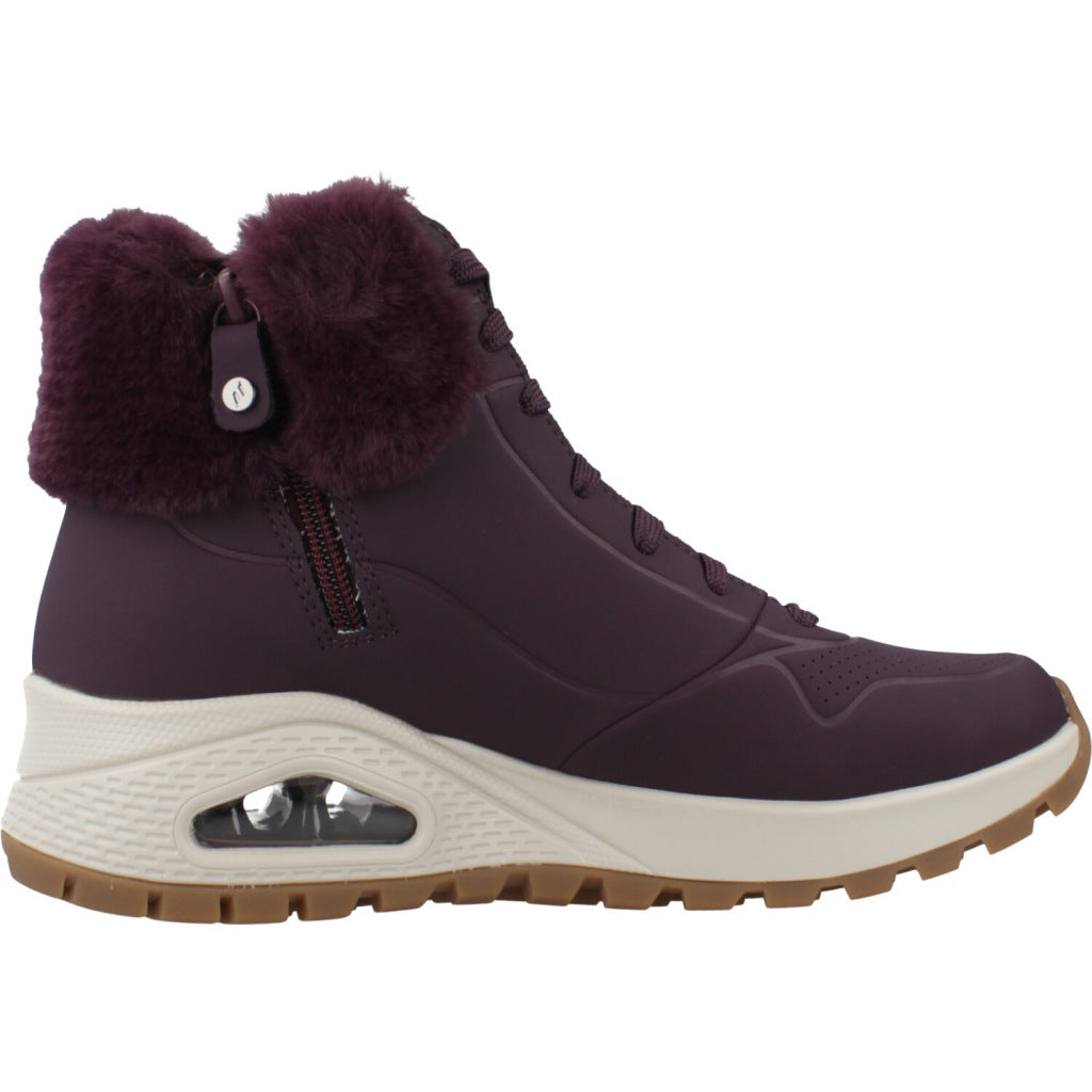 SKECHERS UNO RUGGED FALL AIR en color WINE  (4)