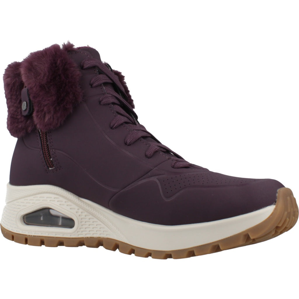 SKECHERS UNO RUGGED FALL AIR en color WINE  (5)