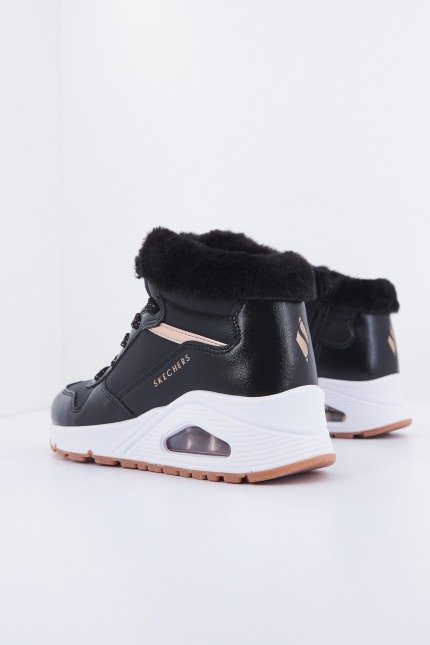 SKECHERS UNO COZY ON AIR en color BKRG  (3)
