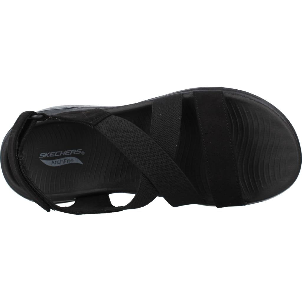 SKECHERS GO WALK ARCH FIT TRE en color BBK  (7)