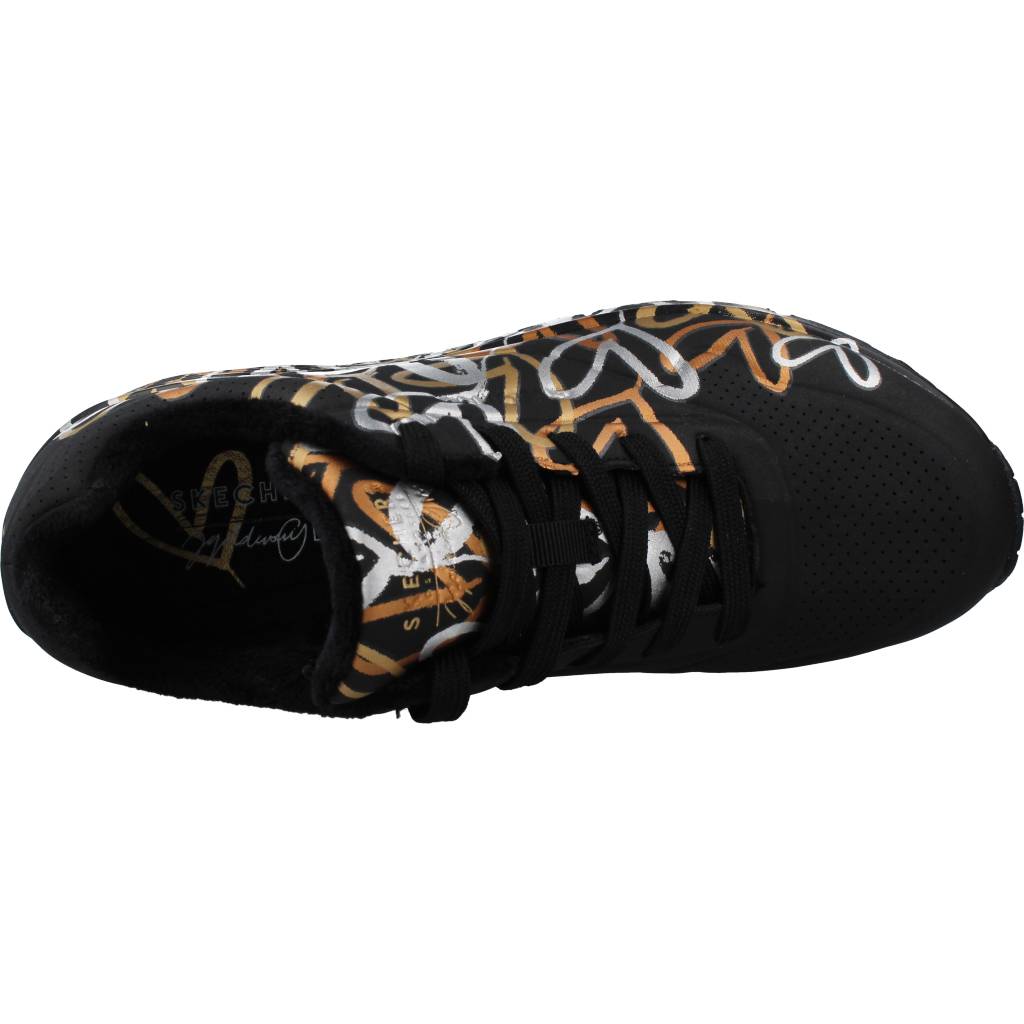 SKECHERS  UNO-METALLIC LOVE en color BKGD  (7)