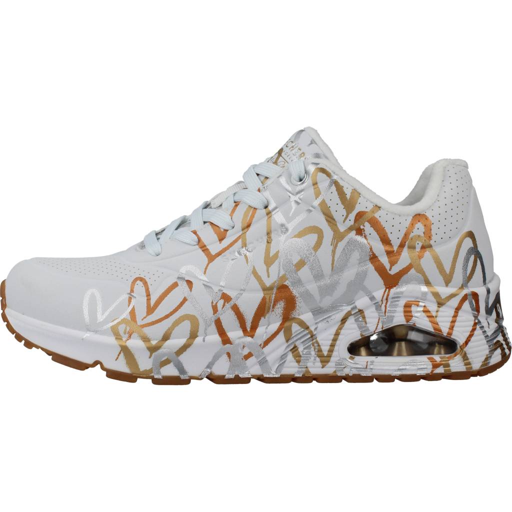 SKECHERS  UNO-METALLIC LOVE en color WTGD  (2)