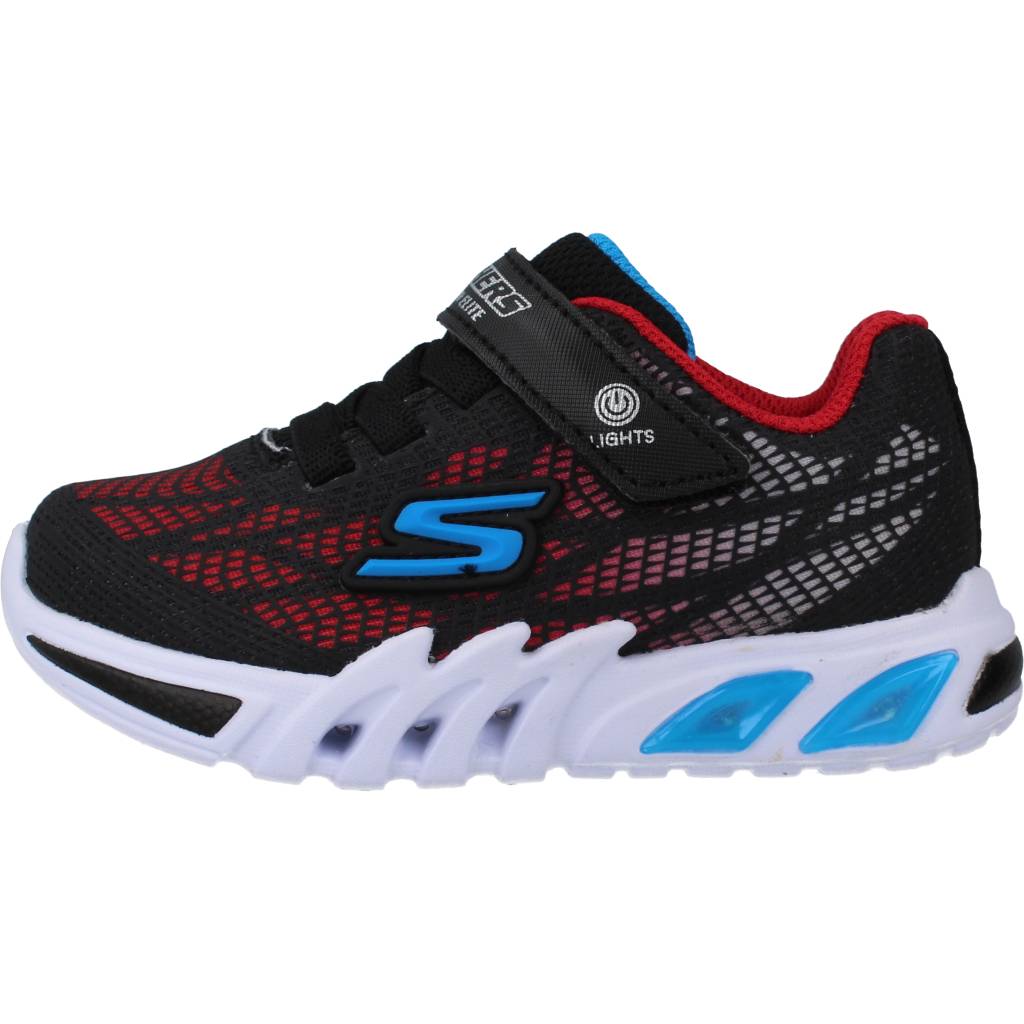 SKECHERS  FLEX-GLOW ELITE-VOR en color BKRB  (2)