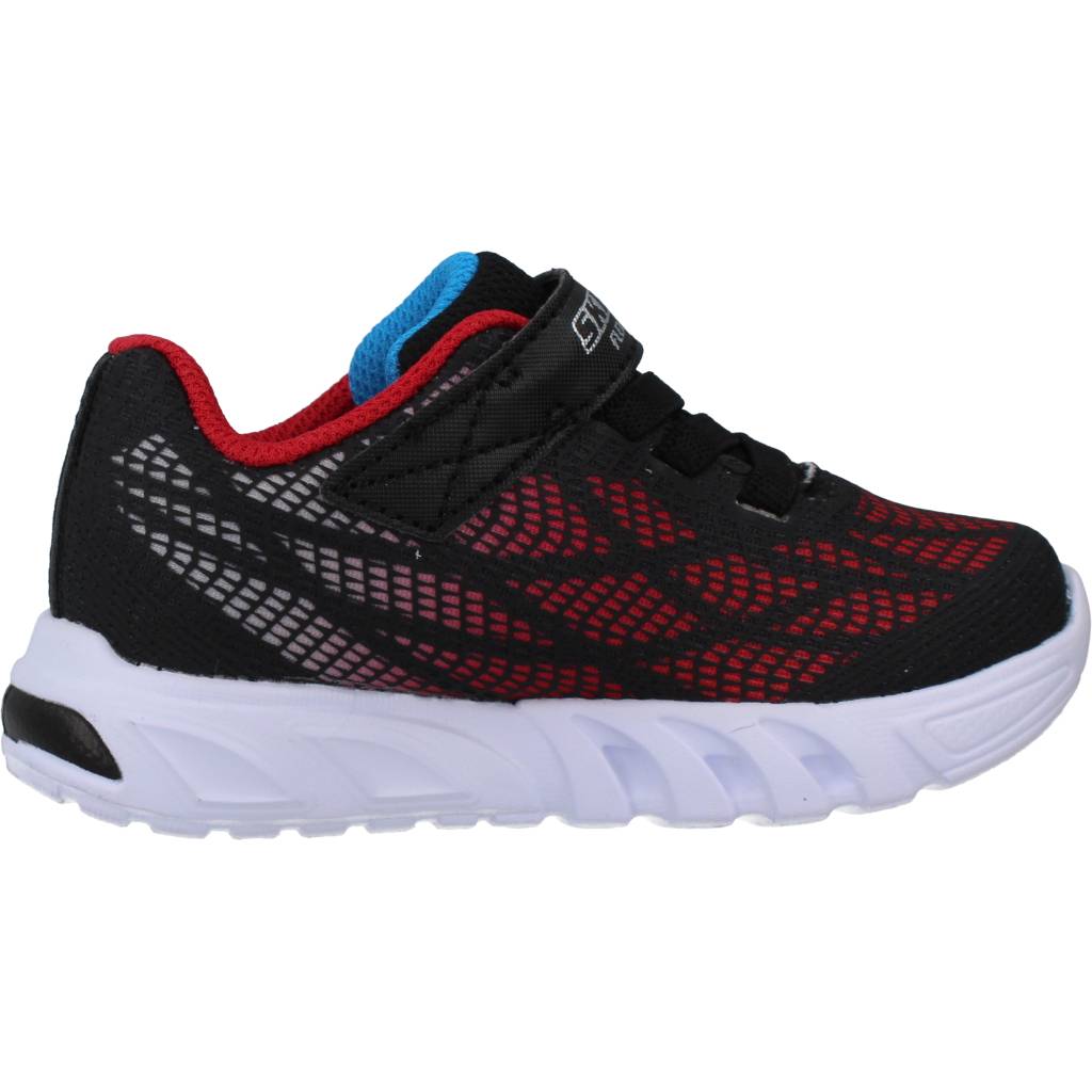 SKECHERS  FLEX-GLOW ELITE-VOR en color BKRB  (4)