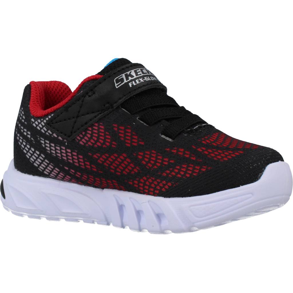 SKECHERS  FLEX-GLOW ELITE-VOR en color BKRB  (5)