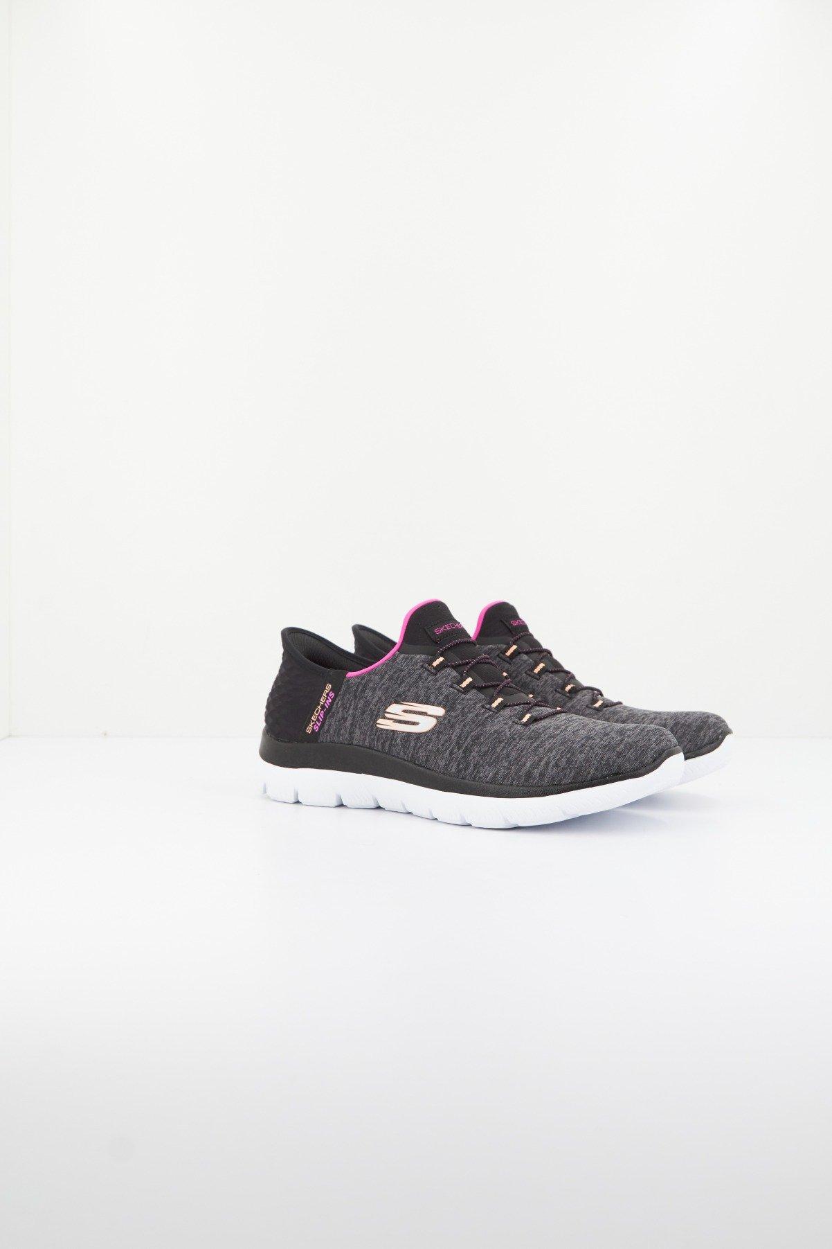 SKECHERS SLIP-INS SUMMITS- DA en color BKMT  (2)