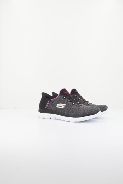 SKECHERS SLIP-INS SUMMITS- DA en color BKMT  (2)