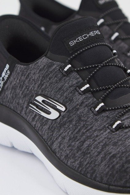 SKECHERS SLIP-INS SUMMITS- DA en color BKW  (4)