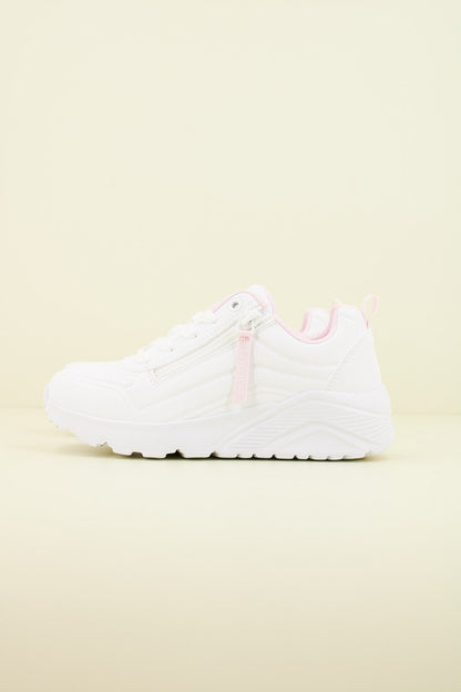 SKECHERS UNO LITE - EASY ZIP en color WHT  (1)