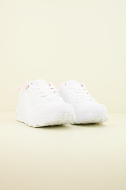 SKECHERS UNO LITE - EASY ZIP en color WHT  (2)