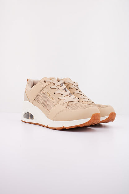 SKECHERS UNO WEDGE - EVERYTHI en color NAT  (2)