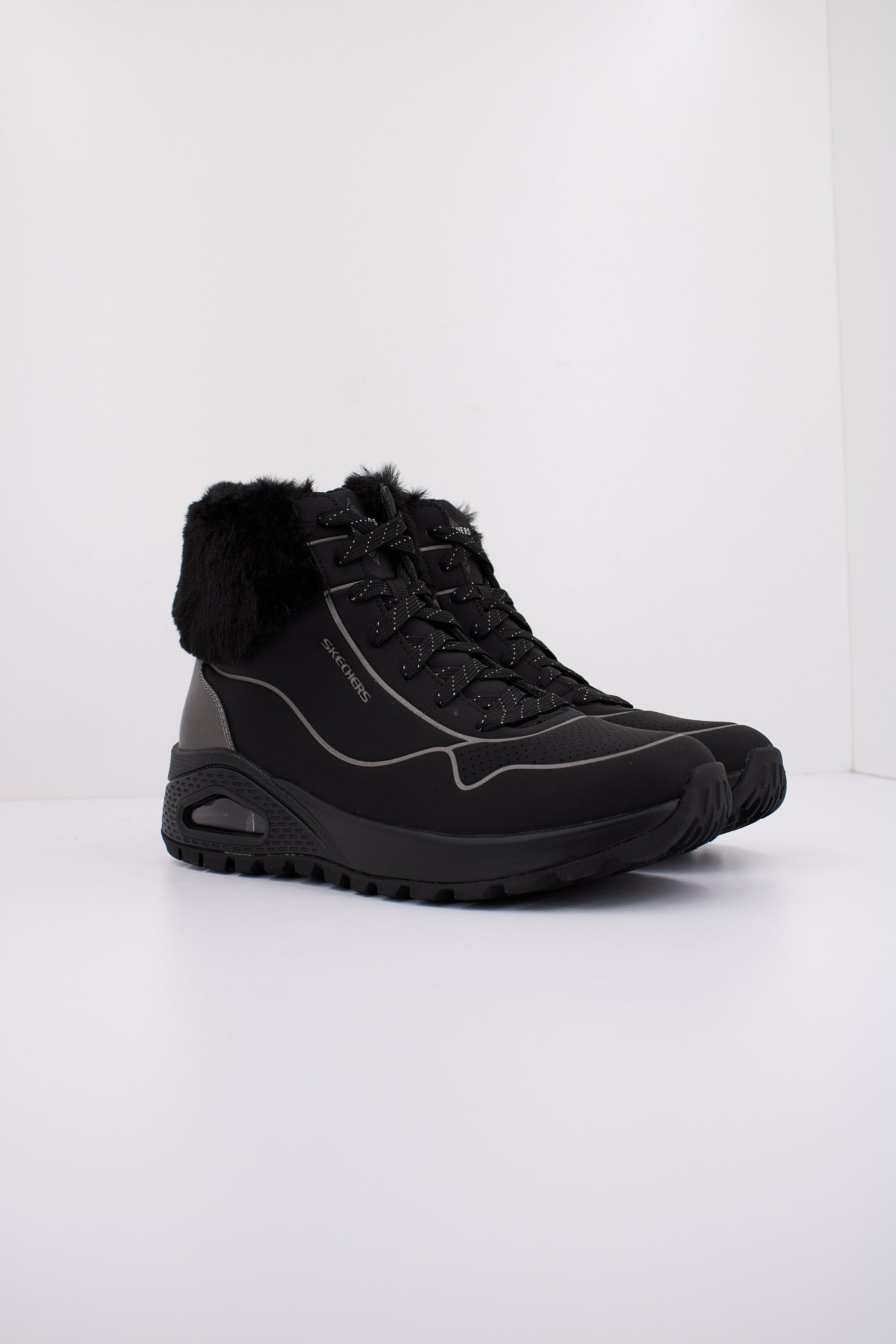SKECHERS UNO RUGGED - FALL SH en color BKPW  (2)