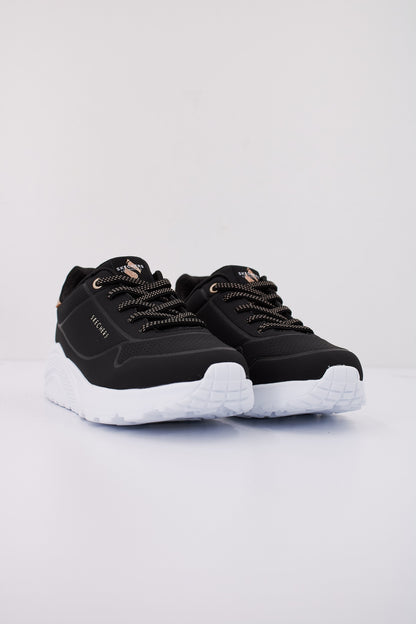 SKECHERS UNO LITE-METALLIC MO en color BLK  (2)