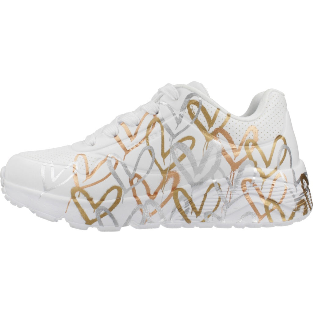 SKECHERS UNO LITE - METALLIC en color WTGD  (2)