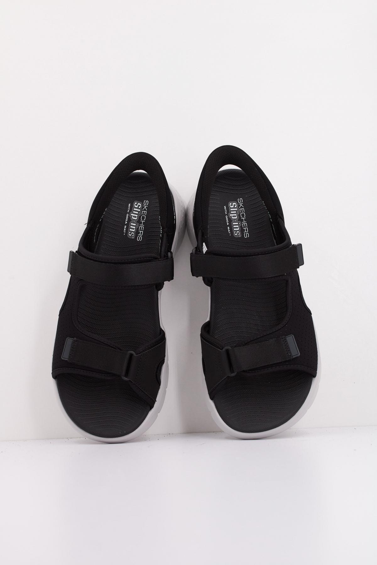 SKECHERS SLIP-INS GO WALK FLE en color BKGY  (3)