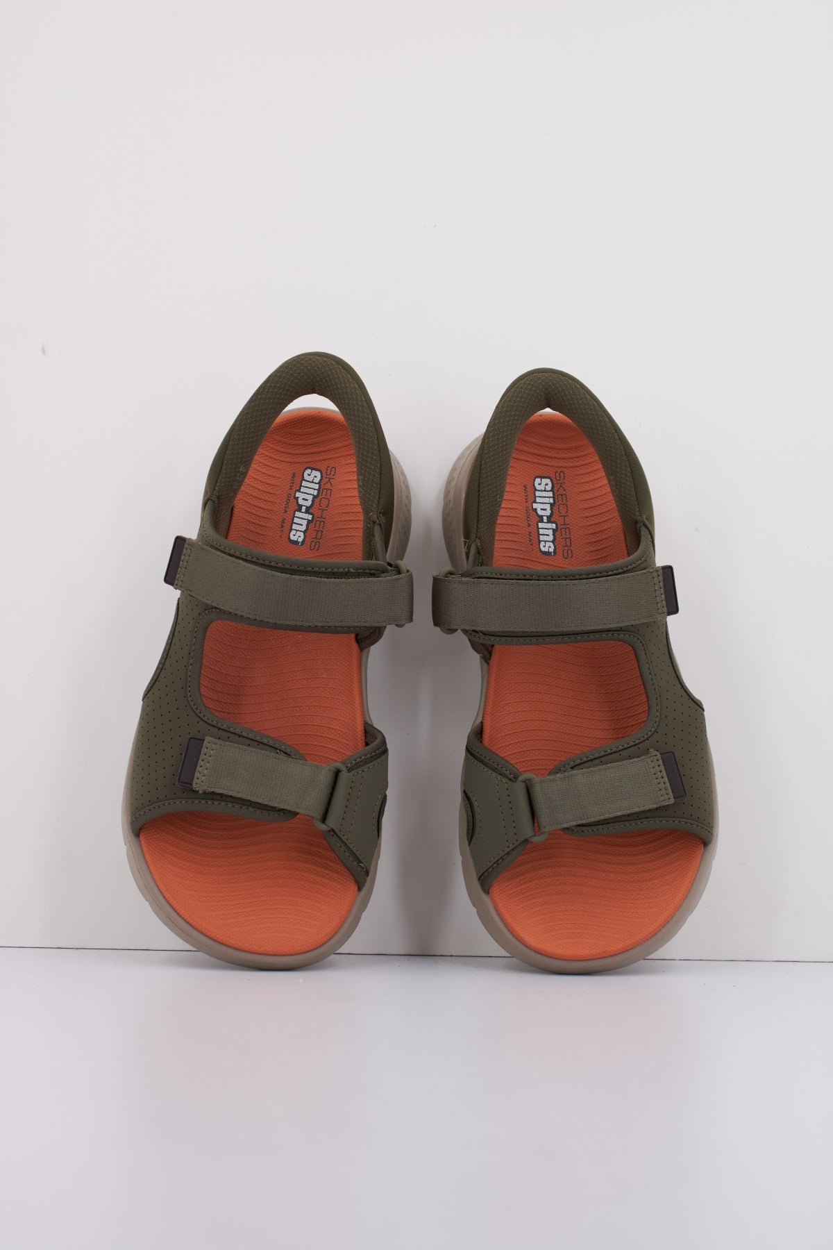 SKECHERS SLIP-INS GO WALK FLE en color OLV  (3)