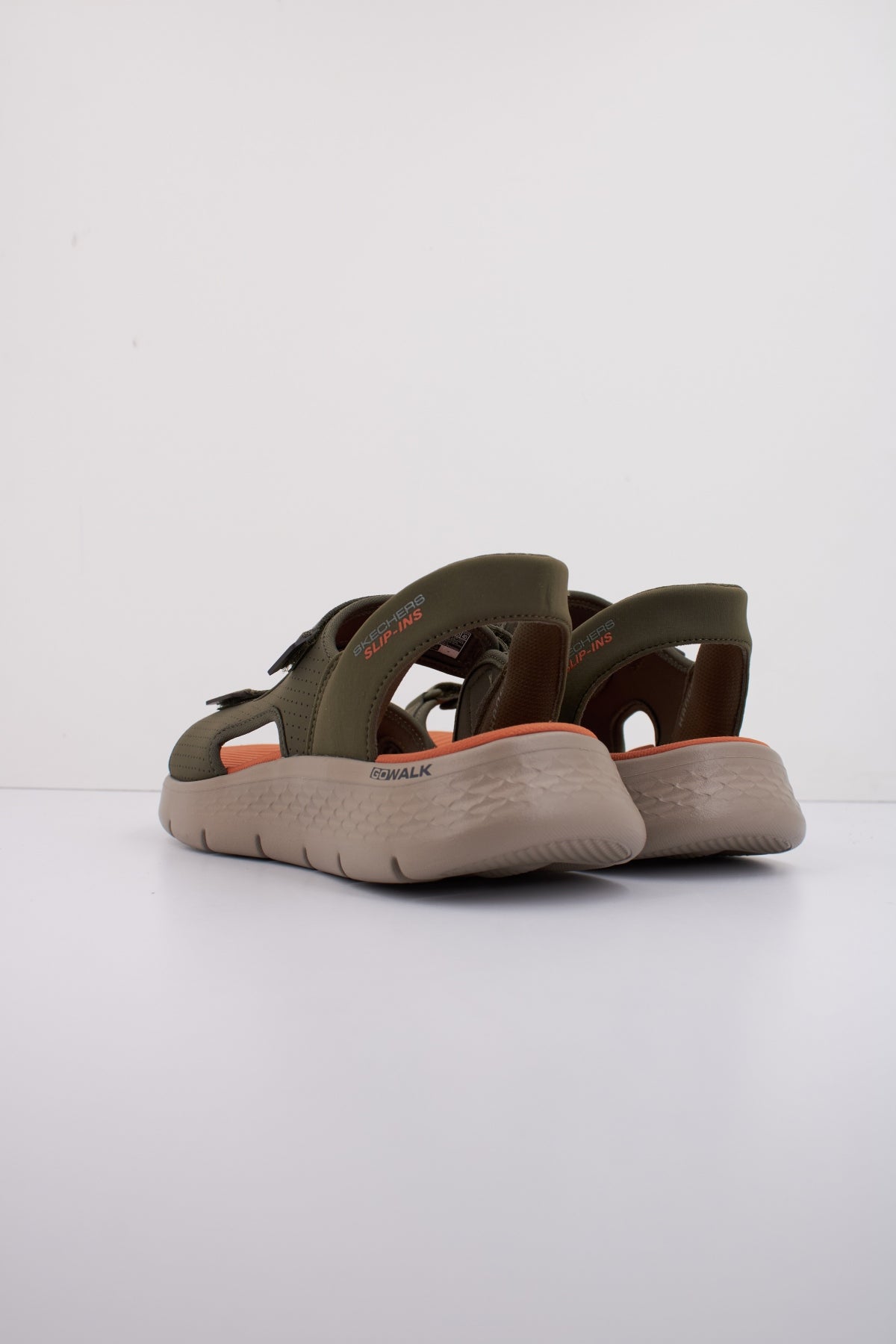SKECHERS SLIP-INS GO WALK FLE en color OLV  (4)