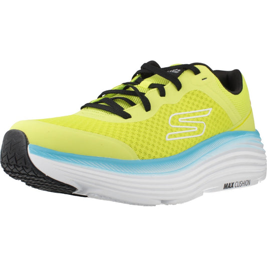SKECHERS MAX CUSHIONING END en color LIME  (1)