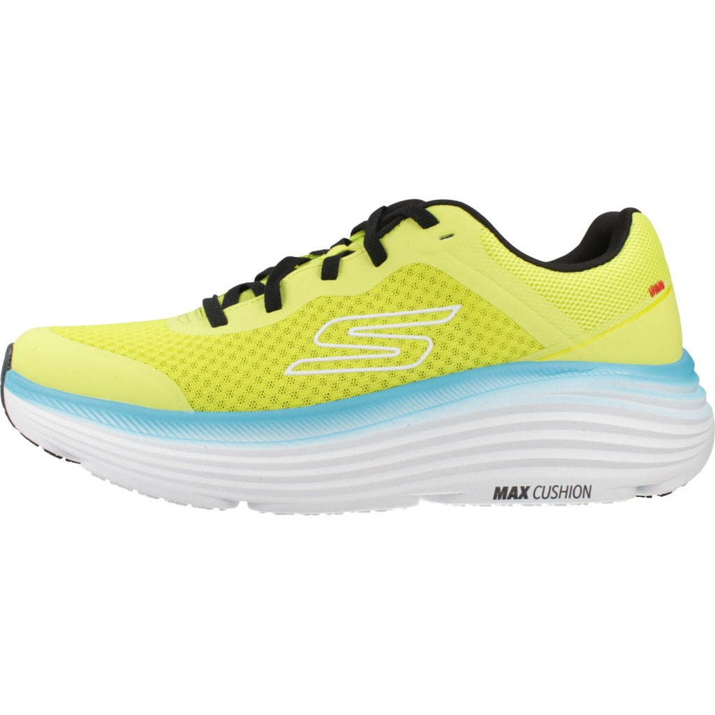 SKECHERS MAX CUSHIONING END en color LIME  (2)
