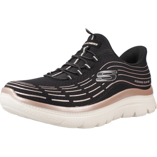 SKECHERS PLUS SOFT LUSTER en color BKRG  (1)