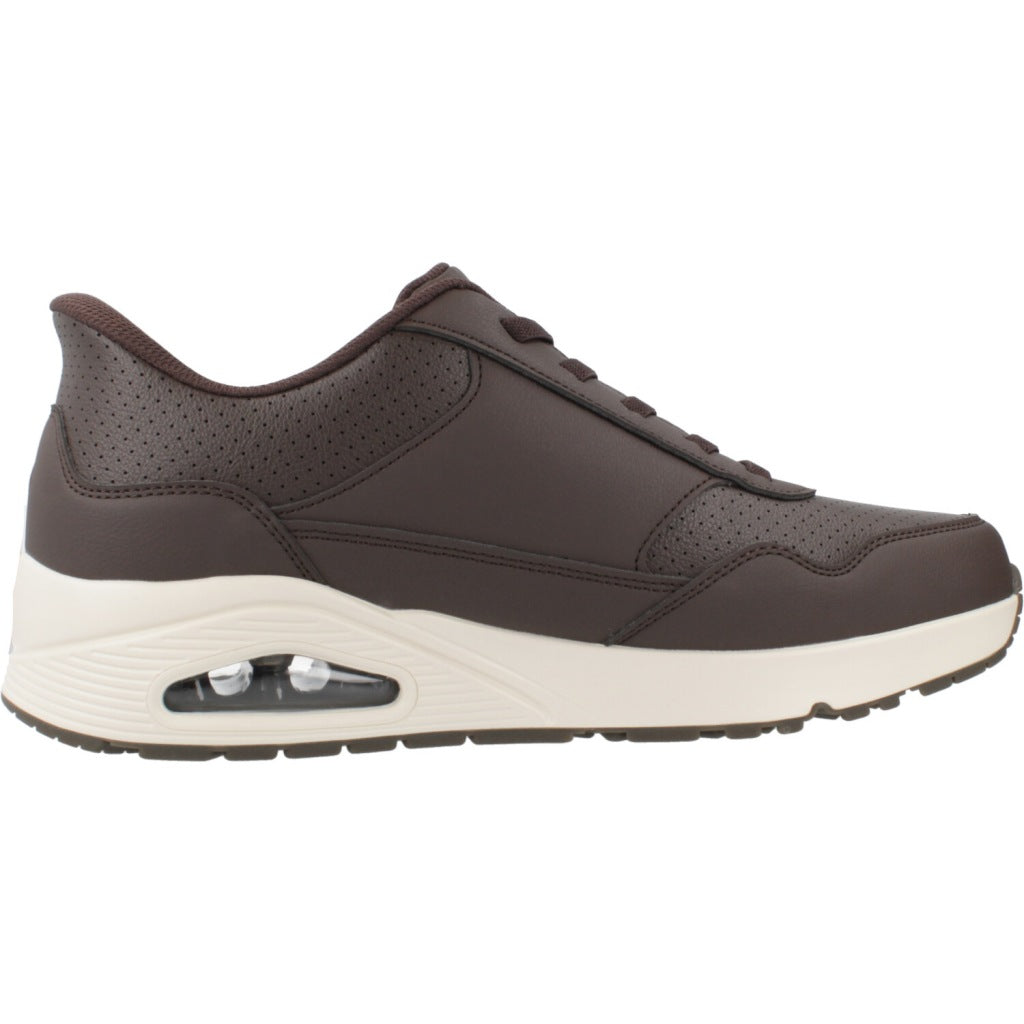 SKECHERS UNO-BANKSIA LUXE en color CHOC  (4)