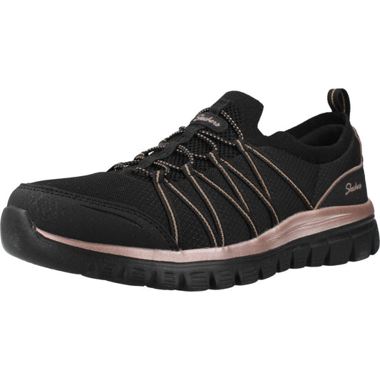 SKECHERS GRACEFUL PURECRUSH en color BKRG  (1)