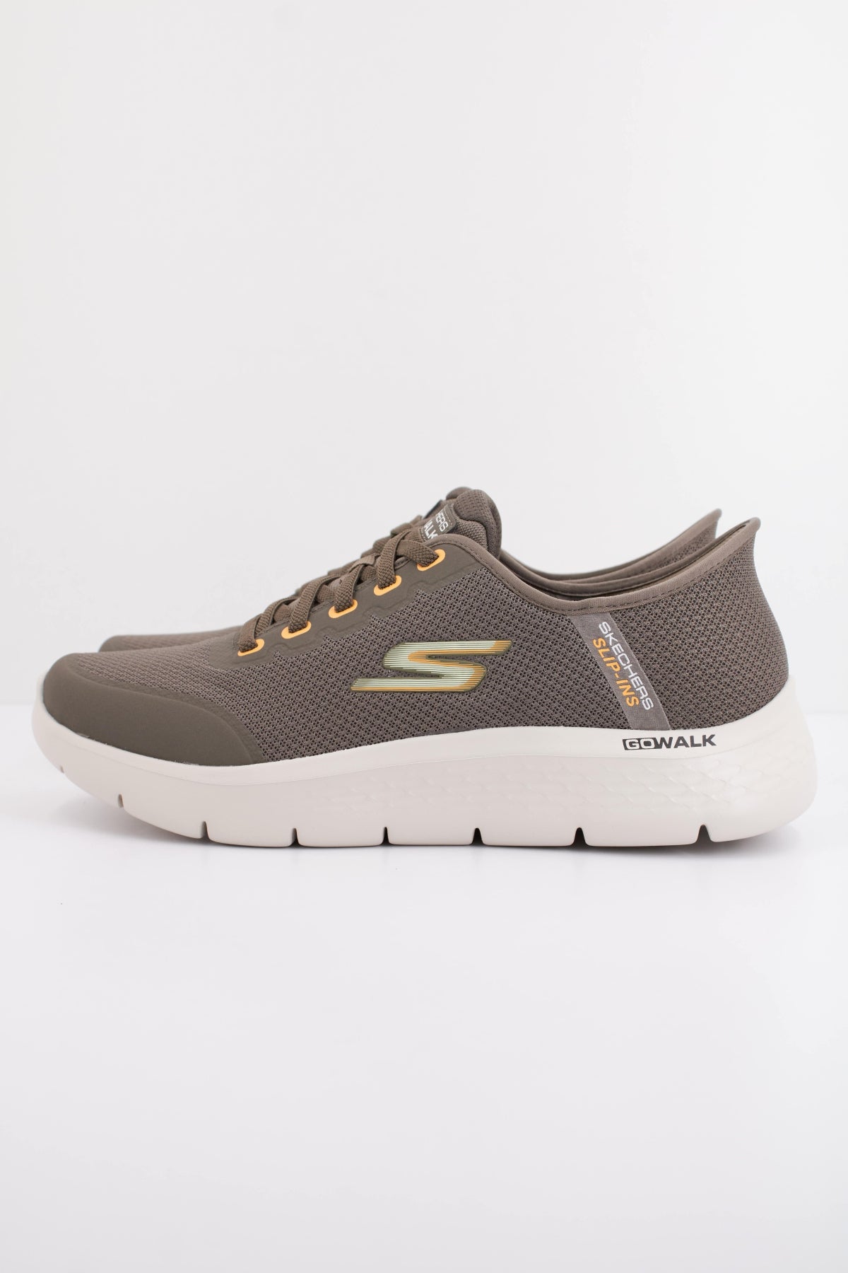SKECHERS SLIP-INS GO WALK FLE en color BRN  (1)