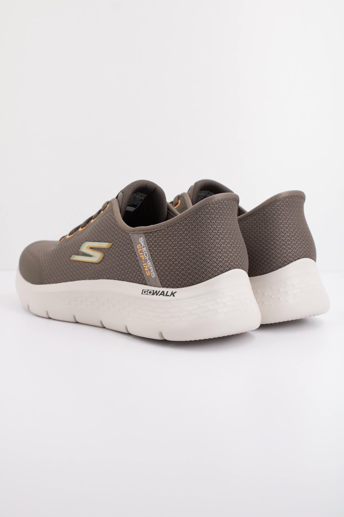 SKECHERS SLIP-INS GO WALK FLE en color BRN  (4)