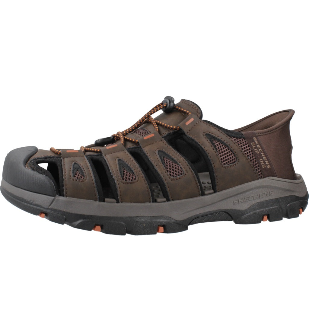 SKECHERS SLIP - INS TRESMEN N en color CHOC  (2)
