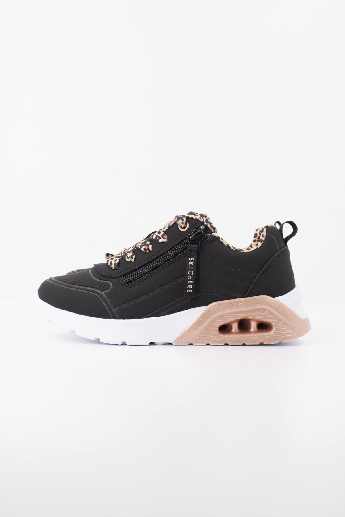 SKECHERS UNO LITE . - LEOPA en color BLK  (1)