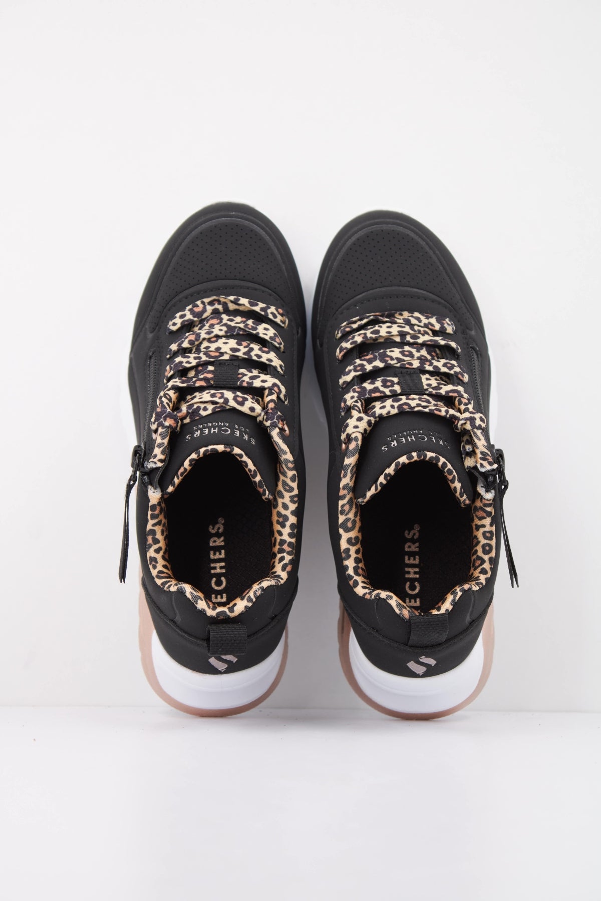 SKECHERS UNO LITE . - LEOPA en color BLK  (3)
