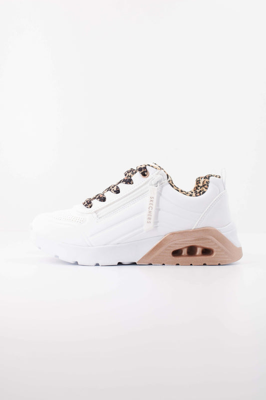 SKECHERS UNO LITE . - LEOPA en color WHT  (1)