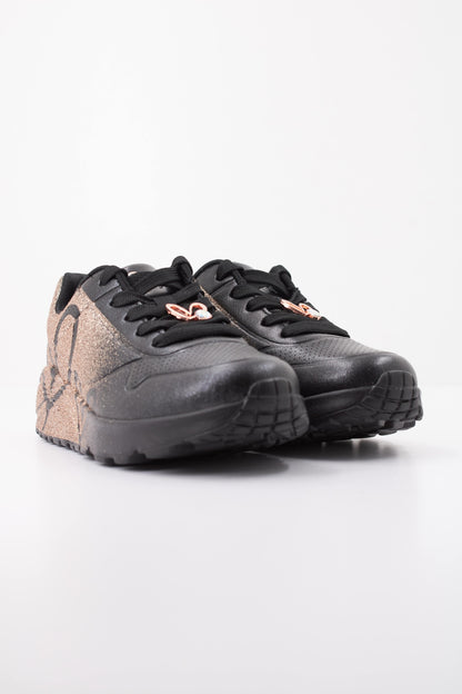 SKECHERS UNO LITE - HEARTDUST en color BKRG  (2)